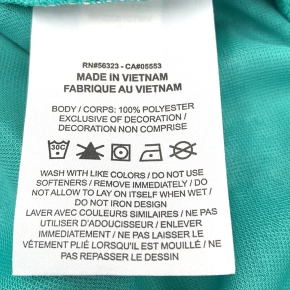 Nike Dri-Fit Victory Print Split Neck Golf Top Size Small - Picture 12 of 16